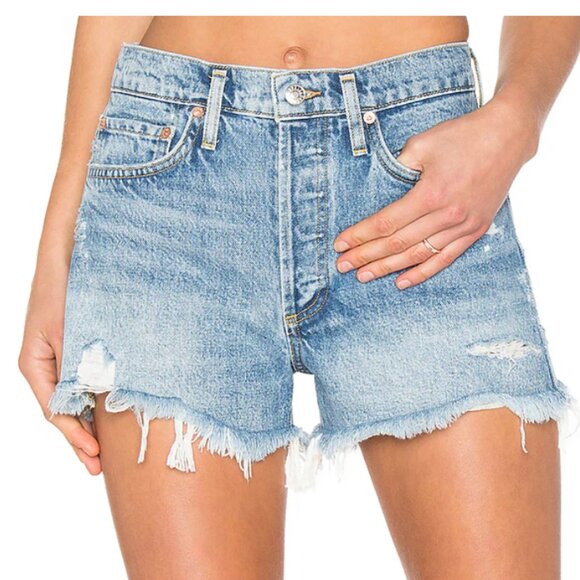Agolde Parker Vintage Cut Off Short - Picture 1 of 5